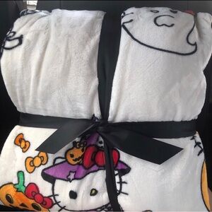 Hello Kitty Halloween Plush Blanket